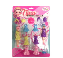 KIT FASHION BONECA E ACESS 7463